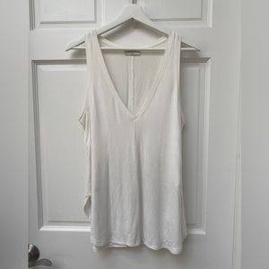 Long white Babaton loose tank